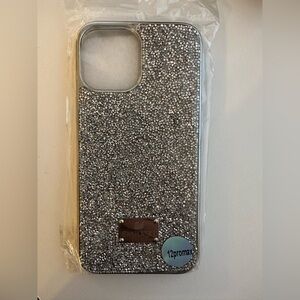 Swarovski Silver Crystal iPhone 12 Pro Max Bling Case